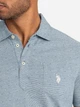 Поло длинное мужское U.S. Polo Assn 11C023-1O00A(Blue Sapphire) XL Голубое (786660409307) - изображение 4