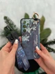 Силіконовий чохол для Samsung Galaxy S22 з ремінцем-підставкою та на шию Магнолія - зображення 3
