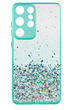 Чехол Stardust с цветными бортиками для Samsung S23 Ultra Бирюзовый - изображение 2