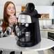 Кофеварка на 4 порции еспресо кофемашина полуавтоматическая Sokany SK-6810 3.5 Bar 800 Ватт Espresso с капучинатором - изображение 2