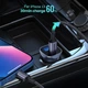 Автомобільний зарядний пристрій UGREEN EC305 30W USB+Type-C QC4.0 Grey (25845) - зображення 7