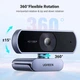 Веб-камера Ugreen CM678 HD webcam USB 1920x1080 Grey (15728) - изображение 3