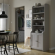 Высокий шкаф с дверцами HAUGA IKEA 604.150.54 - изображение 1