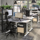Комп'ютерний стіл RODULF IKEA 993.261.70 сірий/білий - зображення 2