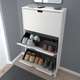 Тумба для обуви STALL 79x29x148 cm IKEA 505.302.62 белый - изображение 5