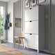 Тумба для обуви STALL 79x29x148 cm IKEA 505.302.62 белый - изображение 7