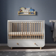 Дитяче ліжечко з шуфлядою MYLLRA IKEA 904.835.84 білий - зображення 4