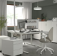 Комп'ютерний стіл MITTZON 120х60 cm IKEA 895.258.44 білий - зображення 2