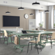 Розкладний стіл на колесах MITTZON IKEA 805.279.51 зелений - зображення 4