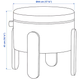 Пуф с местом для хранения FОRLUNDA IKEA 405.702.44 красный - изображение 6
