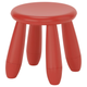 Дитячий табурет MAMMUT IKEA 705.819.91 червоний - зображення 1