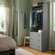 Открытый шкаф с 3 ящиками HAUGA IKEA 804.249.67 - изображение 1