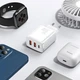 Адаптер питания 3 порта Baseus 2 USB + Type-C 30W CCXJ-E02 зарядное быстрое - изображение 6