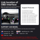Автомобільний OBD2 діагностичний сканер KUULAA ELM327 V1.5 Bluetooth для Android iOS Windows - зображення 3
