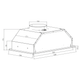 Вытяжка кухонная Interline BLOW S BL A/60/PB (m452412) - изображение 2