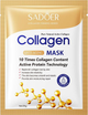 Упаковка тканевых масок Sadoer Collagen Anti-Aging Mask Омолаживающая с коллагеном 25 г х 5 шт (6976504680885) - изображение 2
