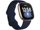 Смарт-часи Fitbit Versa 3 Midnight/Soft Gold Aluminum (FB511GLNV) - зображення 1