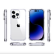 Противоударный чехол для iPhone 16 Pro IPAKY Crystal Series с бортиками Прозрачный - изображение 4