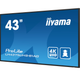 Монітор 42.5" iiyama ProLite LH4375UHS-B1AG - зображення 3