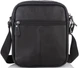 Мужской мессенджер Tiding Bag A25-223A натуральная кожа 18×21×7 см Черный - изображение 3