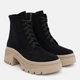 Женские демисезонные берцы замшевые высокие PARADIZE SHOES B-1617 37 24 см Черные (ROZ6501021873) - изображение 2