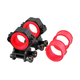 Кільця DISCOVERY Scope Mount Rings High Picatinny 1inch(25,4)/30/34MM (180203), шт - зображення 2