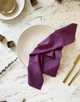 Льняные салфетки TouchableLinen 4 шт Фиолетовый 30х30 см - изображение 1