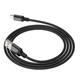 Плетений кабель для зарядки HOCO X14 FOR iP Times Speed iP Charging Cable Data Lightning USB на iP 2м Black - зображення 7
