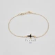 Серебряный браслет с позолотой Minimal ВС-126/2езт - изображение 3