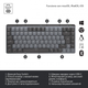Клавіатура бездротова Logitech MX Mechanical Mini Minimalist Graphite (920-010780) - зображення 8