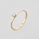 Серебряное кольцо с позолотой Minimal 11016п-16 16 - изображение 1