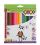 Набор цветных карандашей Zibi Kids Line 24 шт трехгранные (ZB.2416) - изображение 1