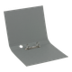 Папка А4 BuroMax на 2 D-обр кільця d30 мм 4 см двостороння сіра PVC (BM.3101-09) - зображення 2
