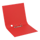 Папка А4 BuroMax на 2D-обр кольца d30 мм 4 см двухсторонняя красная PVC (BM.3101-05) - изображение 2