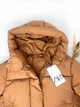 Зимова куртка ZARA 120 см коричневий артикул Л102 - изображение 2