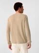 Футболка з довгим рукавом, довга чоловіча GAP Henley M, Wicker (Бежева) 500120059648 - зображення 2