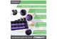 Утяжелители EasyFit 0,5-2,5 кг наборые для ног и рук Черные-фиолетовый (EF-WHT-0,5-2,5-V) - изображение 4