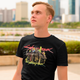 Футболка черная с оригинальным принтом для игромана Games "Cyberpunk 2077" Push IT ФП012648S - изображение 2