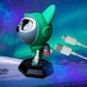 Нічник проектор зоряного неба Собака Астронавт Nebula Dog Projector проекція зірок та місяця з пультом - зображення 2