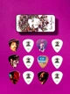 Набор медиаторов Dunlop JH-PT07M Jimi Hendrix Hear My Music Pick Tin Medium 12 шт (R128408) - изображение 4