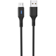 Кабель 1.2м для зарядки телефона планшета MicroUSB Android Hoco U79 120см |2.4A| Черный - изображение 3