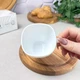 Белые квадратные чашки 220 мл 6 шт Luminarc CARINE White - изображение 3