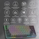 Клавіатура GamePro MK230R Red Swich Low Profile RGB Wireless/Bluetooth/USB Dark Gray (MK230R) - зображення 8