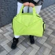 Спортивная сумка салатовая женская дорожная универсальная Route light green - изображение 4