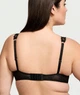 Бюстгалтер с пушап и портупеями Victoria's Secret Very Sexy Rose Lace & Grommet Push-Up Bra черный 34B (75B) - зображення 3
