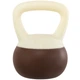Гиря мягкая BLOOM SOFT KETTLEBELL LB7012-4 4кг (верх-PVC, наполнитель-песок, Белый-коричневый) - изображение 2