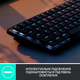 Клавіатура бездротова механічна Logitech MX Mechanical Mini Minimalist Graphite (920-010780) - зображення 7