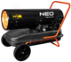 Теплова гармата Neo Tools дизель/гас, прямого нагріву, 30кВт, 420м кв, 750м куб/год, колеса, IPX4, чорний (90-081) - зображення 1