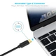 Адаптер переходник 4K 60Hz Type-C to HDMI 1.8m, пластик, нейлон, Black (TH001-PPV18K-460) - изображение 2