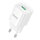 МЗП Hoco C145A Charm single port QC3.0 charger(EU) White - зображення 1